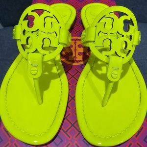 Tory Burch Fluorescent Yellow patent Miller’s.